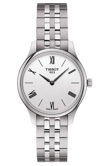 Tissot orologio donna Tradition 5.5 Lady argento 31mm acciaio quarzo T063.209.11.038.00