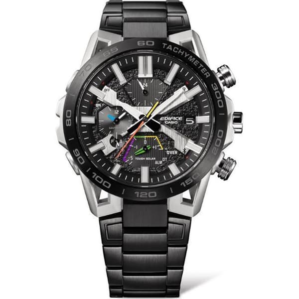 Casio Watch - Herr - EQB-2000DC-1AER - Svart Rostfritt stål - 43mm - 10 bar