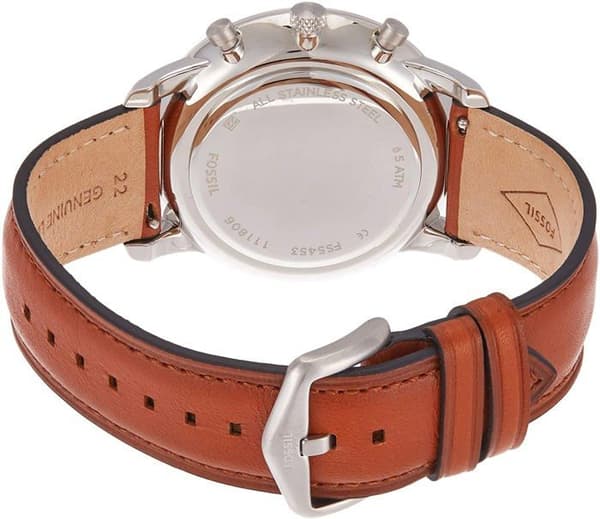 Klocka - Fossil - Neutra FS5453 - Läder - Analog - Brun