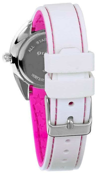 Kvinnoarmbandsur - ORPHELIA - 122-1711-71 - Kvarn - Analog - Vit silikon