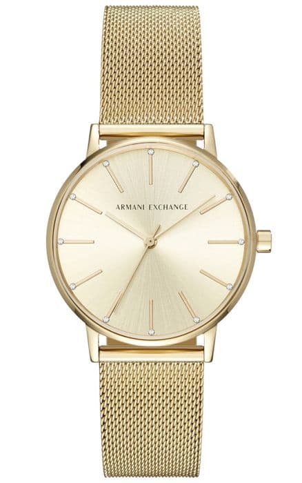Klocka - Armani Exchange - AX5536 - Rostfritt stål - Guld - Dam