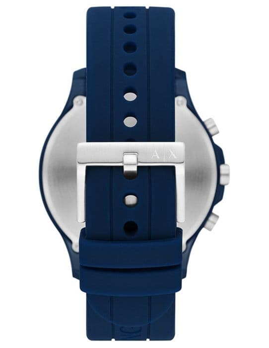 Klocka - Armani Exchange - AX2437 - Kvarts - Kronograf - Blå silikonrem