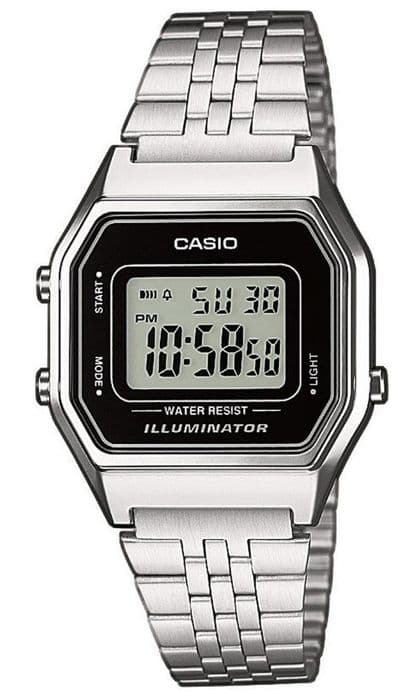 Klocka - Casio - LA680WEA-1EF - Vintage - Digital - Rostfritt stål
