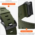Miniatyrbild 2 av 4: Garmin Tactic, QuickFit armband, army-green / olivgrön