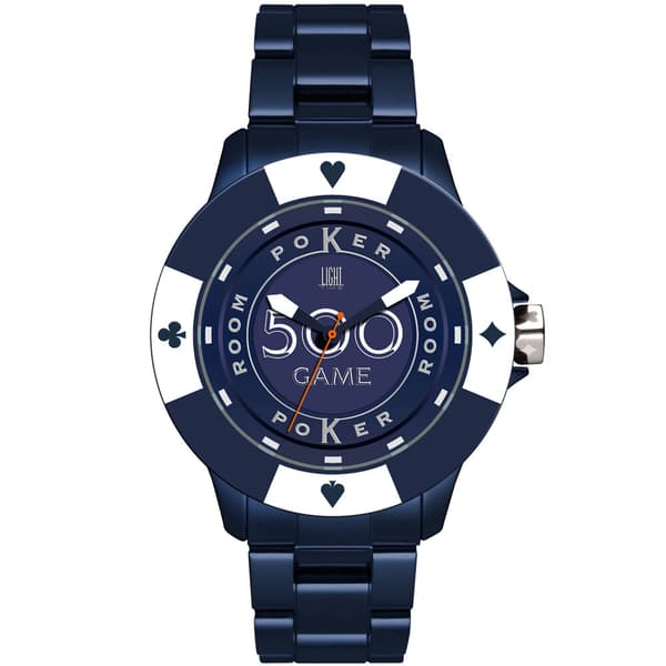 Unisexklocka Light Time POKER (Ø 41 mm)