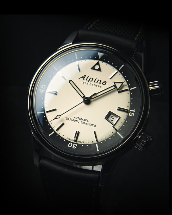 Mens Watch Alpina AL-525S4H6, Automatic, 42mm, 30ATM
