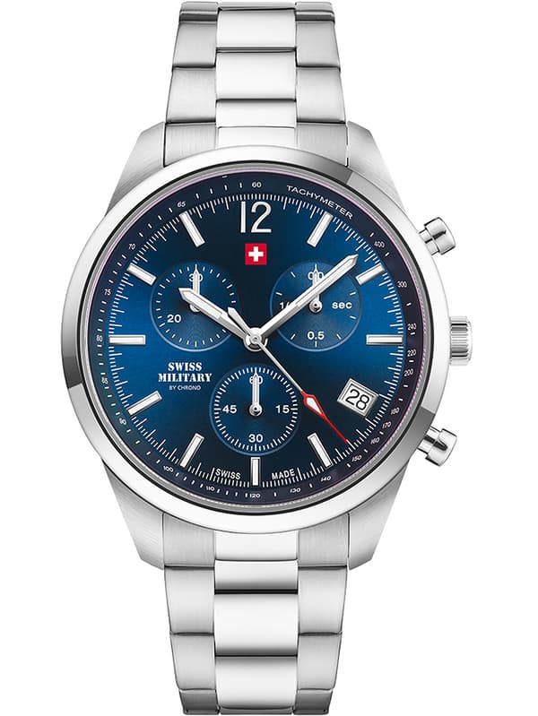 Mens Watch Swiss Military SM34097.03, Quartz, 42mm, 5ATM