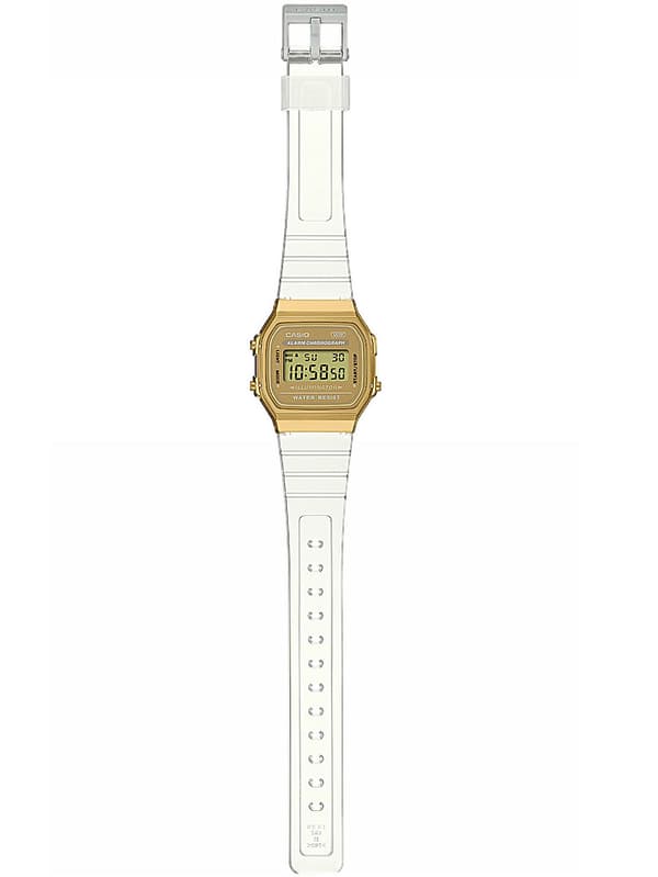 Ladies Watch Casio A168XESG-9AEF, Quartz, 36mm, 3ATM