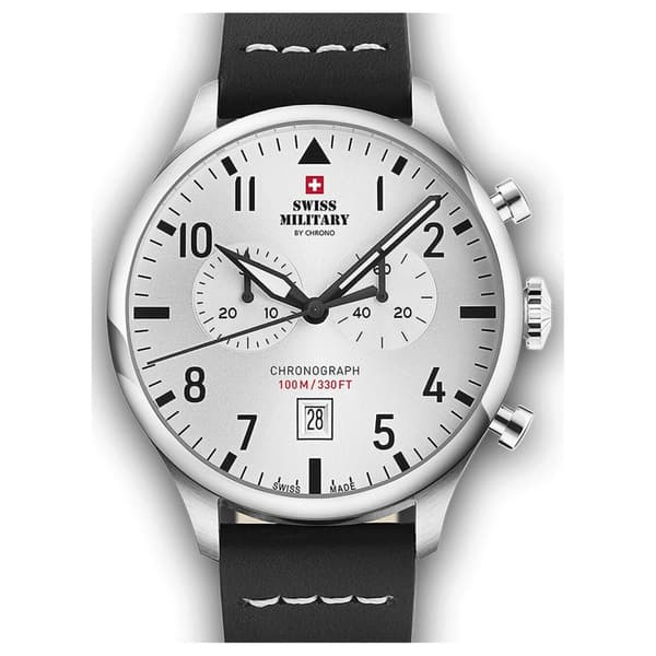 Mens Watch Swiss Military SM34098.06, Quartz, 43mm, 10ATM