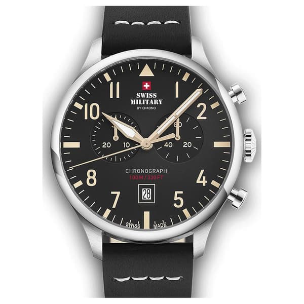 Mens Watch Swiss Military SM34098.08, Quartz, 43mm, 10ATM