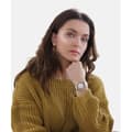 Miniatyrbild 2 av 4: ORPHELIA - Damklocka - Kvarts - Analog - Läderarmband - Gul - OR11807