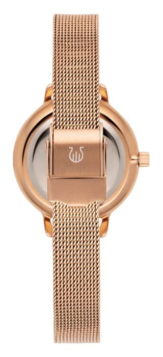 Damur - ORPHELIA - OR12902 - Kvarts - Rostfritt stål - Ip-rosé - 28 mm