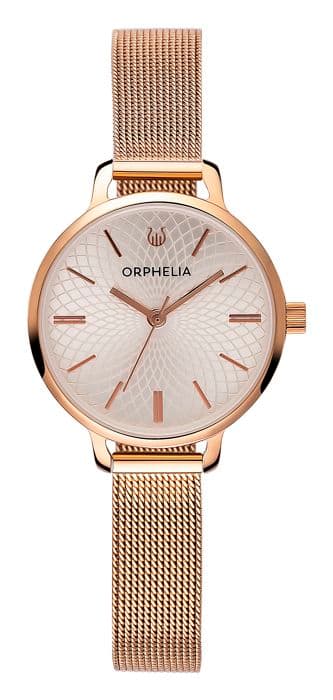Damur - ORPHELIA - OR12902 - Kvarts - Rostfritt stål - Ip-rosé - 28 mm