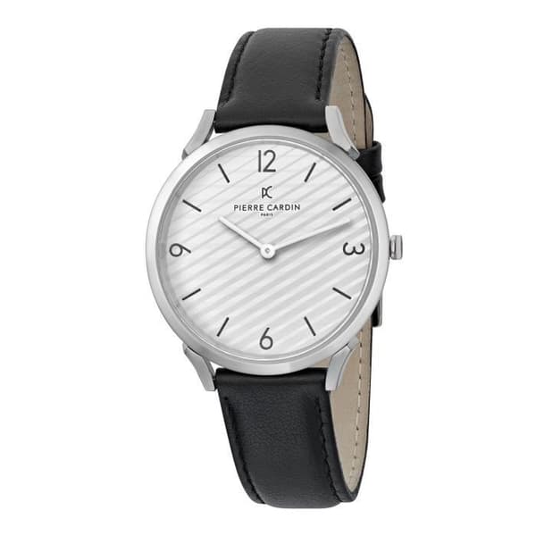 Pierre Cardin CPI.2016 Klocka - Herr - Analog Quartz - Svart läderarmband