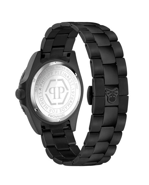 Philipp Plein herrklocka - PWOAA0922 i svart rostfritt stål - 44 mm - 10 atm