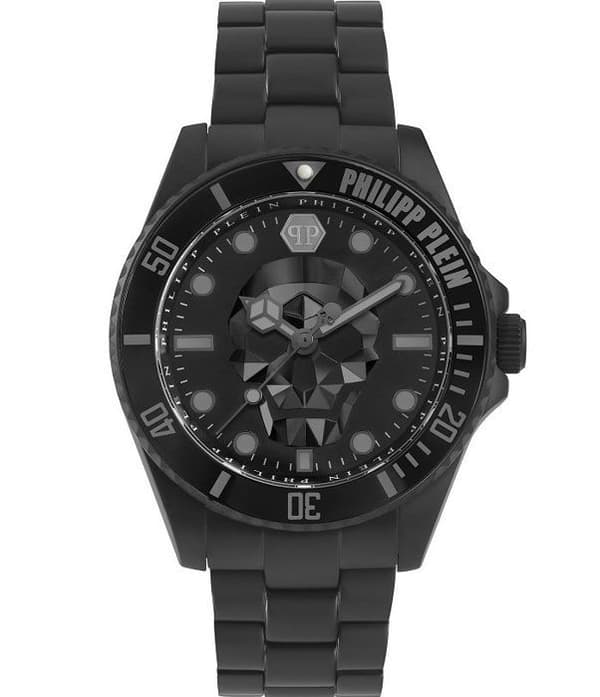 Philipp Plein herrklocka - PWOAA0922 i svart rostfritt stål - 44 mm - 10 atm