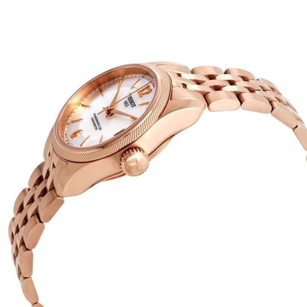 Tissot Watch - Dam - T1082083311700 - Rosa rostfritt stål - Pärlemorskiva - Vattentålig 5 Atm