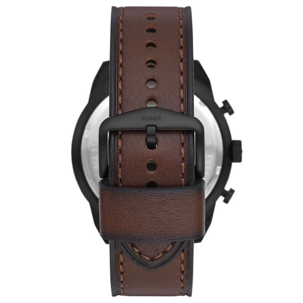 Fossil Quartz Chronograph Herrklocka Brunt läderarmband FS5875