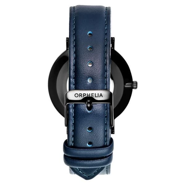 ORPHELIA - Herrklocka - Kvarts - Analog - Läderarmband - Blå - OR61802