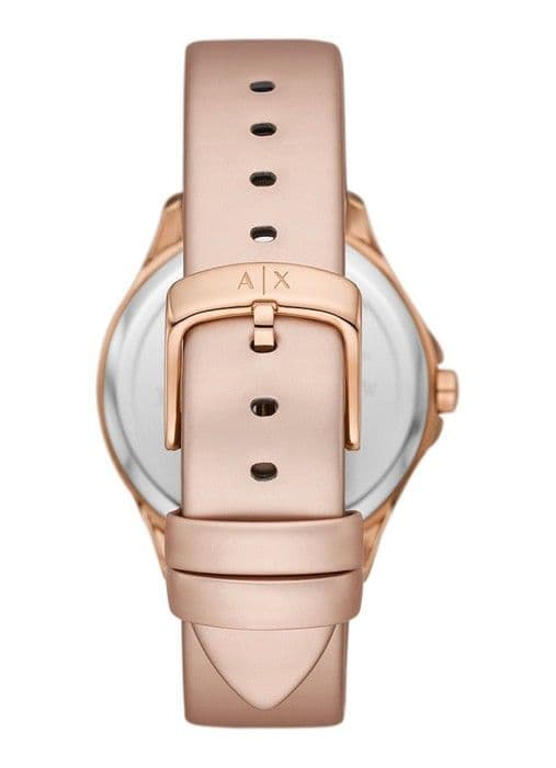 Klocka - Armani Exchange - AX5272 - Ip-rosé läder - 36 mm - Vattentålig 5 bar