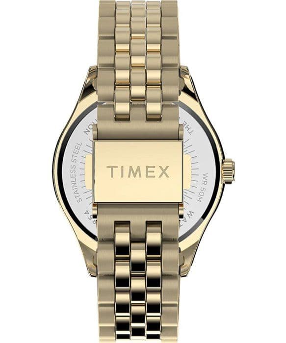 Timex Damklocka - TW2V45500 - Gult rostfritt stål - 5 ATM vattentät