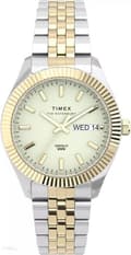 Miniatyrbild 3 av 4: Damklocka Only Time Timex Waterbury Collection trendig torsk. TW2U78600 Timex Gold