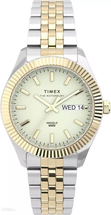 Damklocka Only Time Timex Waterbury Collection trendig torsk. TW2U78600 Timex Gold