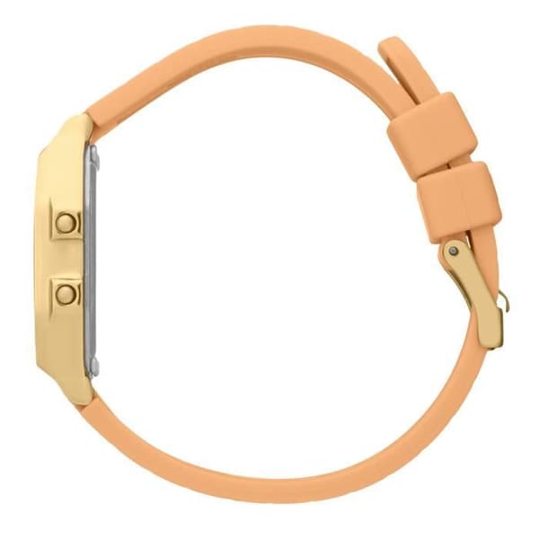 Ice Watch - Dam - 022057 - Peach Silikon - Guld - Orange - Quartz - 3 Atm