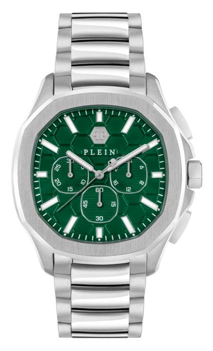 Philipp Plein herrklocka - PWSAA0223 i silver rostfritt stål - 44 mm - 5 bar