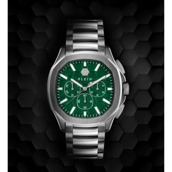 Philipp Plein herrklocka - PWSAA0223 i silver rostfritt stål - 44 mm - 5 bar