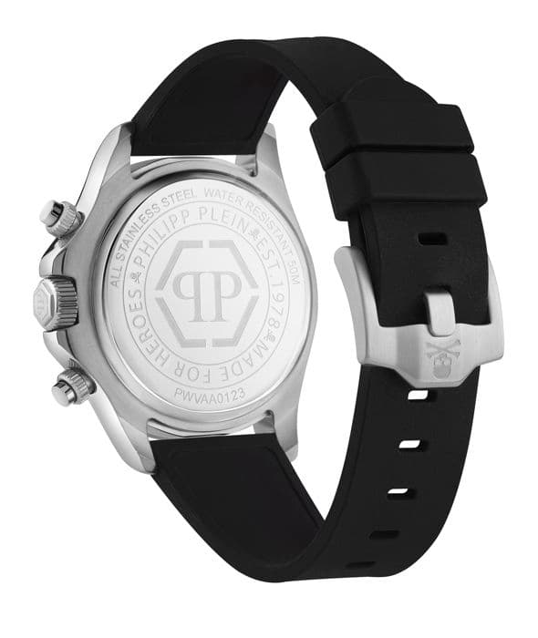 Philipp Plein Watch - Herr - PWVAA0123 - Svart silikon - 43mm - 5 bar