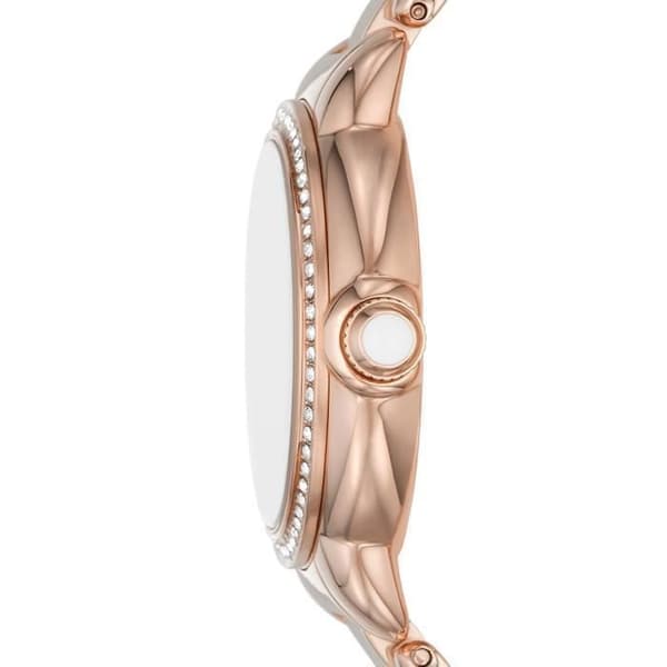 Emporio Armani Damklocka - AR11523 i rostfritt stål Ip-rosé