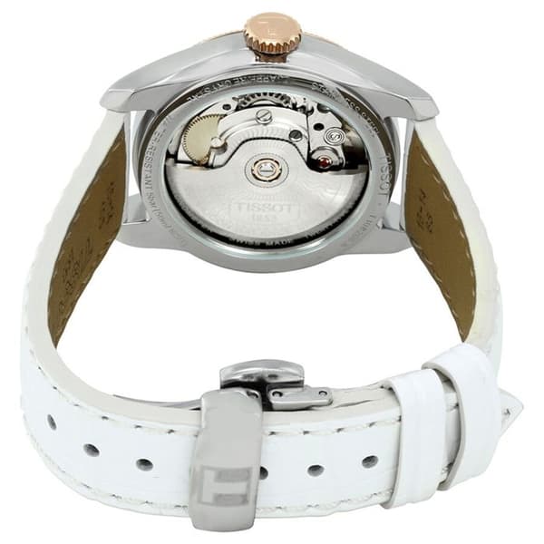Klocka - Tissot - T108.208.26.117.00 - Pärlemor urtavla - Läderband - 30 mm