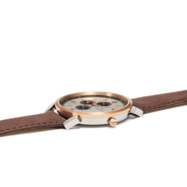 Pierre Cardin herrklocka CPI.2022 - kvarts med flera rattar - brunt läderband