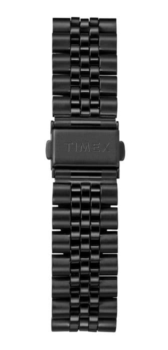 Timex herrklocka "Waterbury Traditional Chrono" 42 mm boett och svart stålarmband - TW2R88600