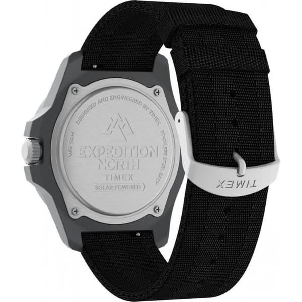 Klocka - Timex - TW2V40500 - Svart Textil - 45mm - Vattentålighet 5 bar - Analog Kvarts