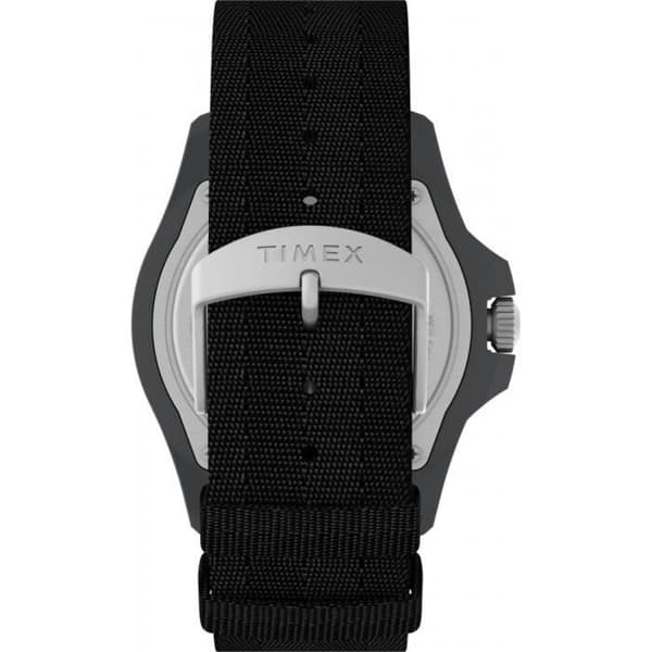 Klocka - Timex - TW2V40500 - Svart Textil - 45mm - Vattentålighet 5 bar - Analog Kvarts