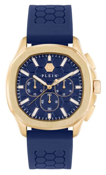 Philipp Plein Watch - Herr - PWSAA0323 - Blå silikon - 44mm - 5 bar