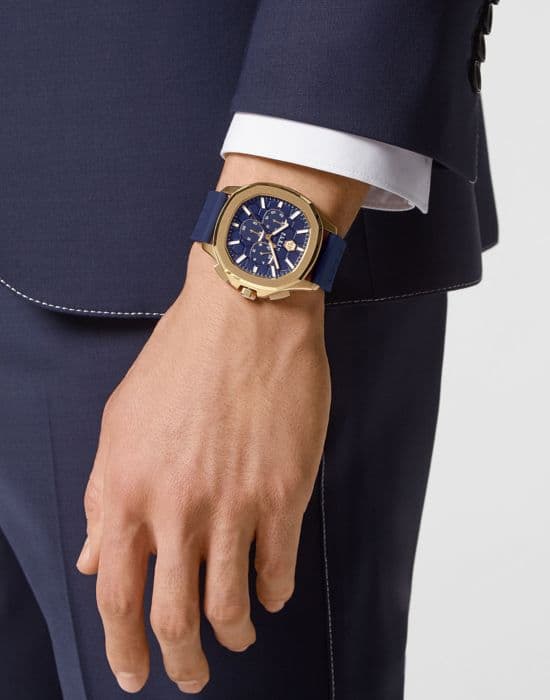 Philipp Plein Watch - Herr - PWSAA0323 - Blå silikon - 44mm - 5 bar