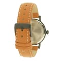 Miniatyrbild 2 av 3: River Woods-Herr Analog Quartz Movement Läderklocka - RW420036