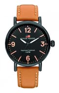 Miniatyrbild 1 av 3: River Woods-Herr Analog Quartz Movement Läderklocka - RW420036