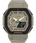 Miniatyrbild 3 av 4: Timex Watch - Herr - TW2V35500 - Beige plast - 10 Atm - Quartz - Dubbel skärm - Vuxen - Klassisk