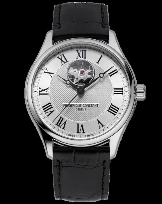 Frédérique Constant – Herrklocka – Automatisk – Analog – Svart läderarmband – FC-310MC5B6