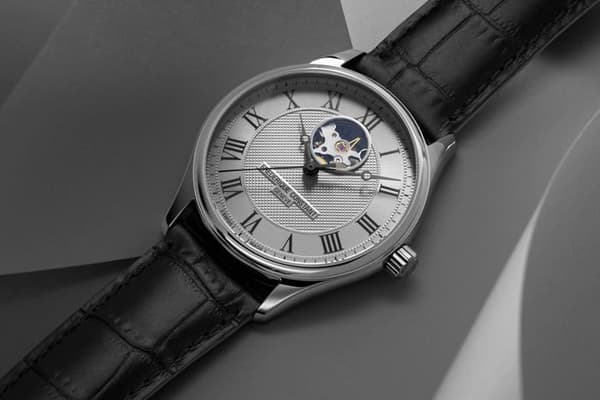Frédérique Constant – Herrklocka – Automatisk – Analog – Svart läderarmband – FC-310MC5B6