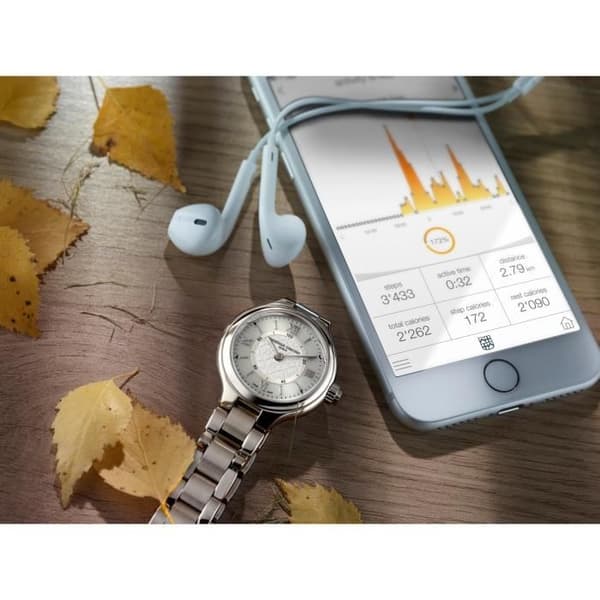 Frederique Constant Geneve Horological Smartwatch FC-281WH3ER6B Klassisk och enkel ansluten klocka
