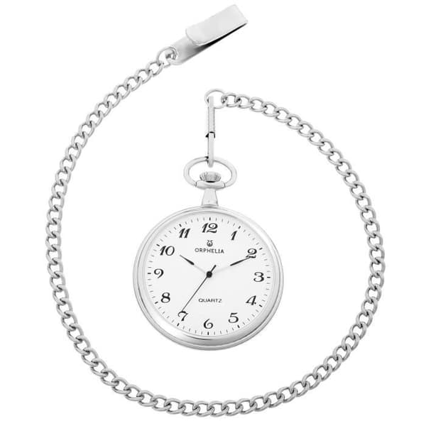 Klocka - ORPHELIA - Sentique -160-0013-88 - Kvarts - Silver och Vit - Vattentålig