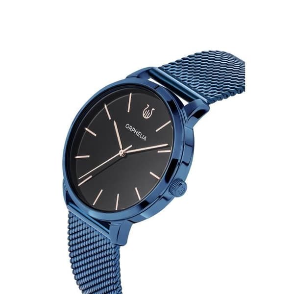 Herrklocka ORPHELIA - Kvart - Analog - Armband i rostfritt stål - Blå - OR62903