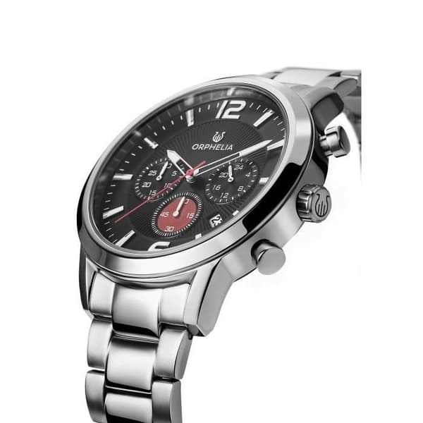 Orphelia Herrur Quartz Chronograf Armband i Rostfritt Stål Silver OR82807