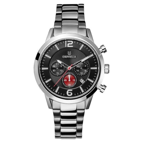Orphelia Herrur Quartz Chronograf Armband i Rostfritt Stål Silver OR82807