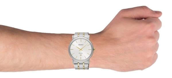 Klocka - Seiko - SKP400P1 - Rostfritt stål - Safirglas - Kvarts - Silver
